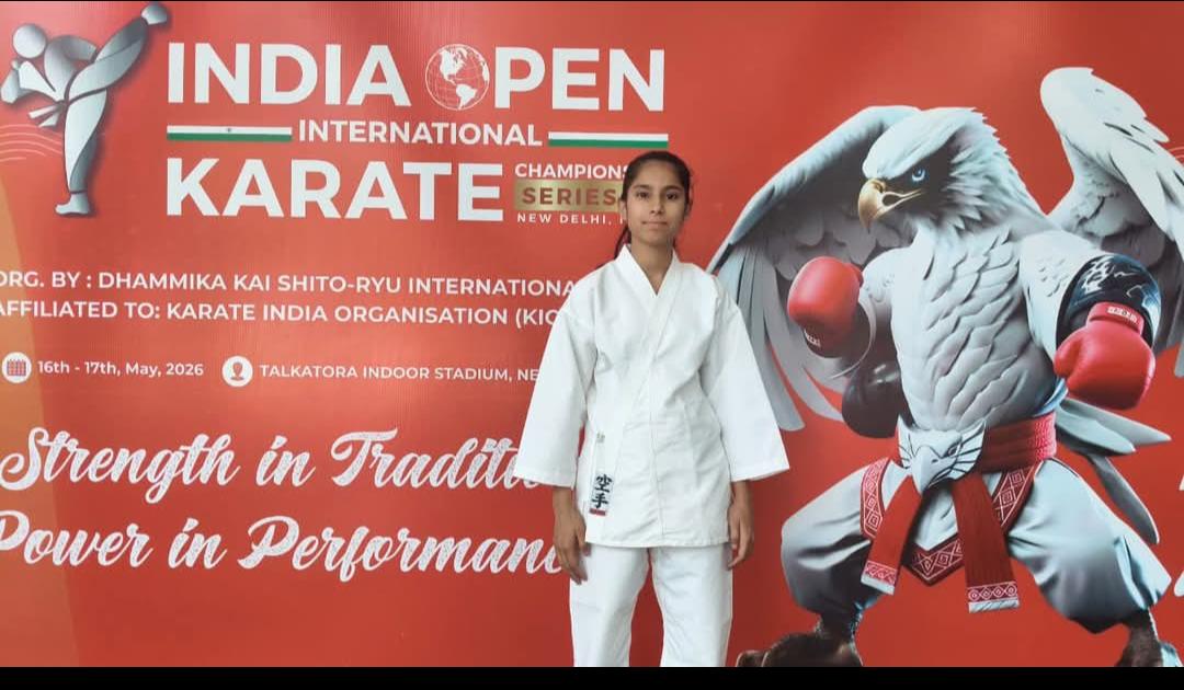 TNHA karate students at Talkatora Indoor Stadium New Delhi